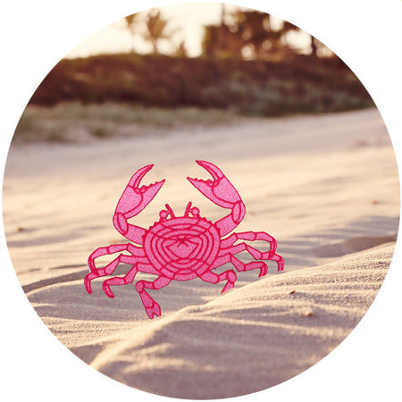 patch thermo crabe rose