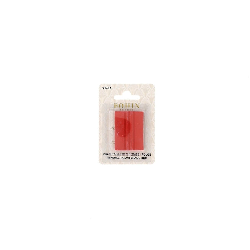 Craie tailleur rectangulaire minérale rouge - BOHIN France