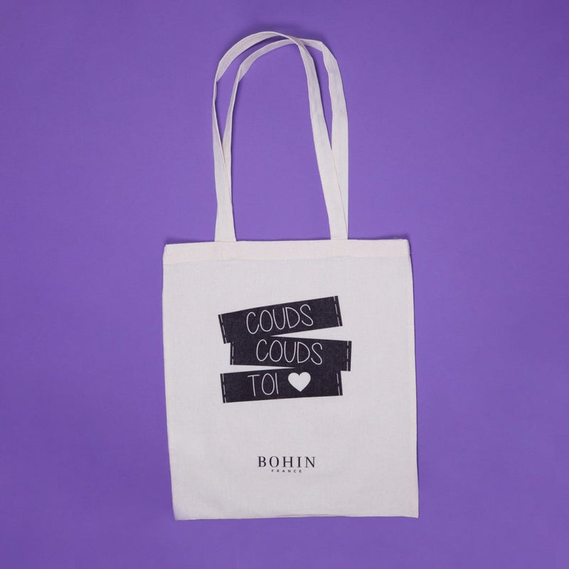 Tote bag message "Couds-couds toi" - BOHIN France
