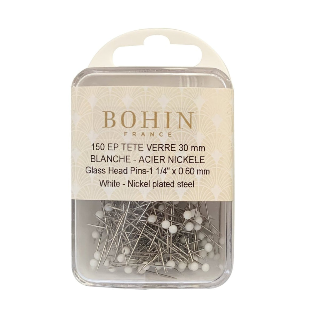 Épingles à tête plate fleur de Bohin