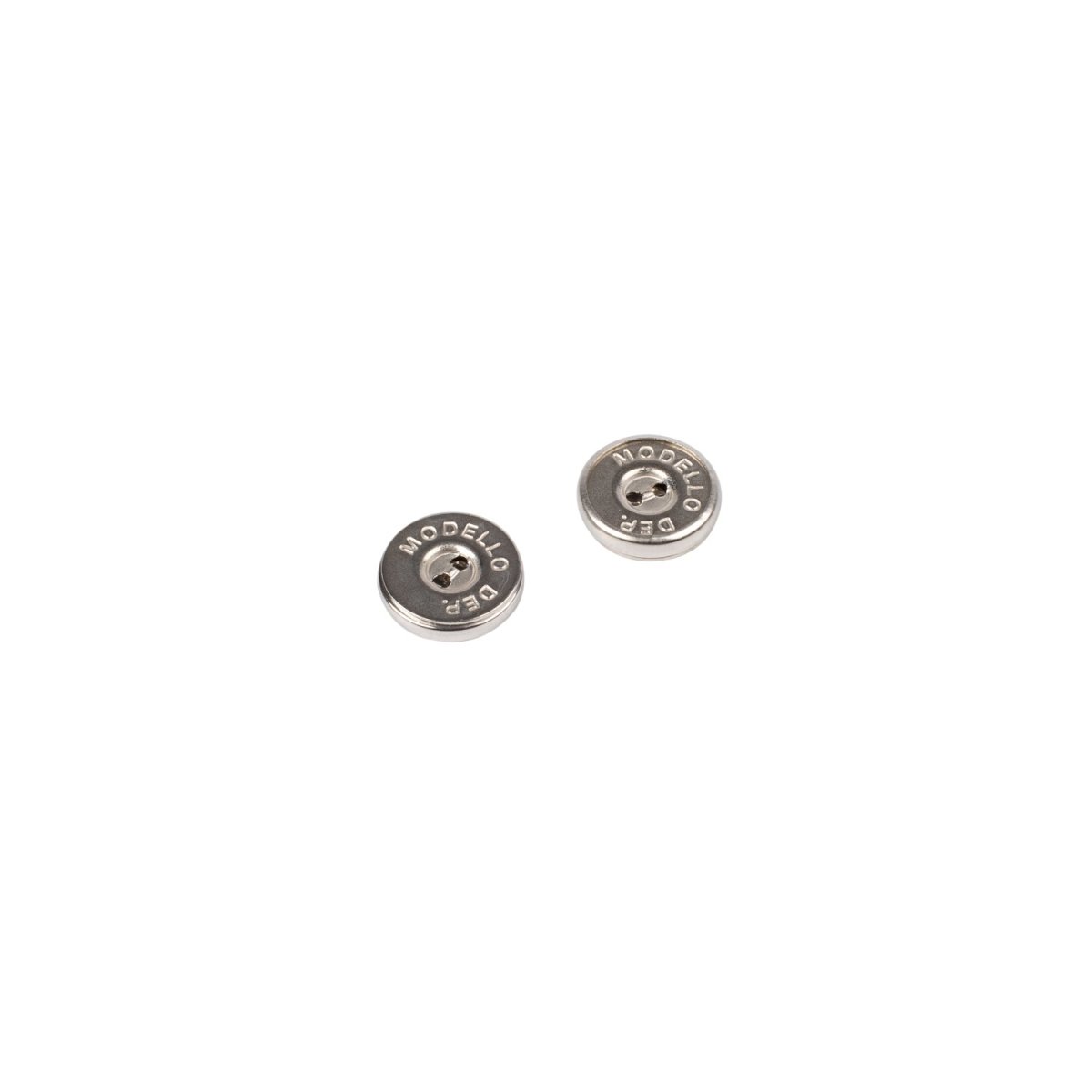 Blister-pack of 2 silvery 18 mm sewing magnetic snaps | BOHIN France