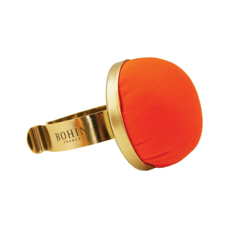 Bracelet porte épingles métallique - Orange fluo - BOHIN France