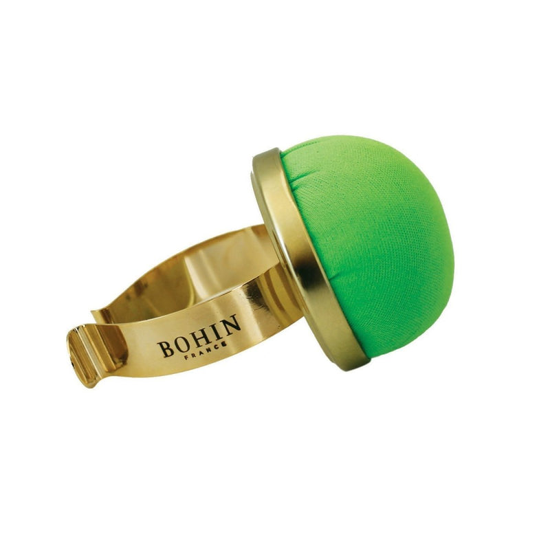 Bracelet porte épingles métallique - Vert fluo - BOHIN France