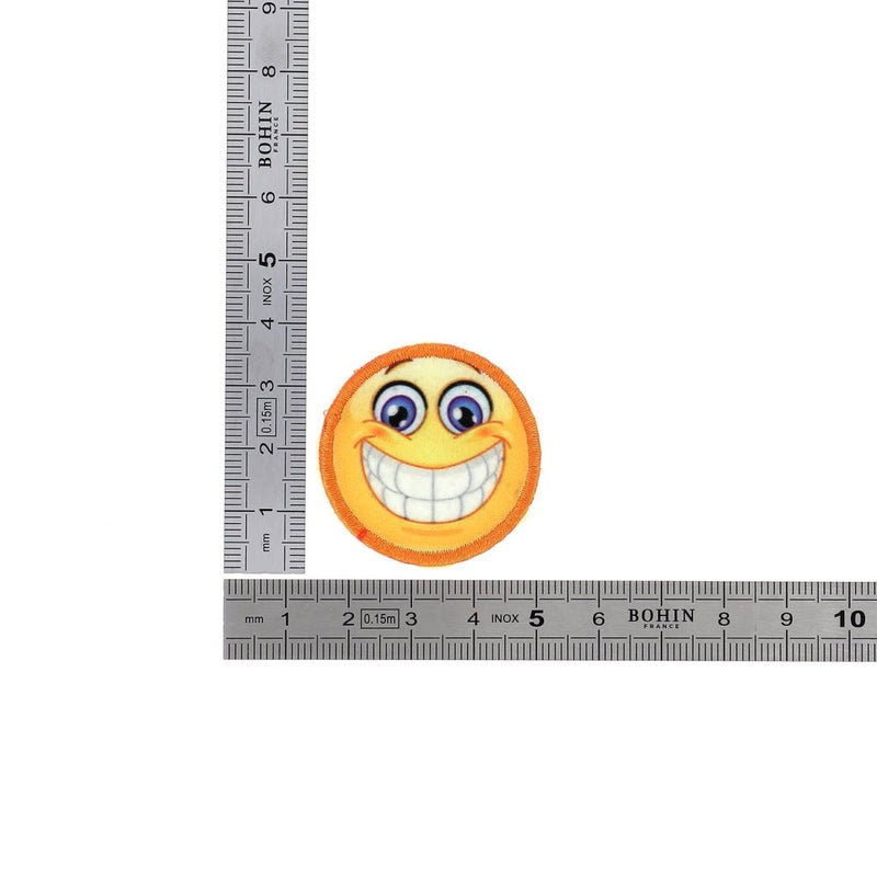 Emoji thermocollant "large sourire" - BOHIN France
