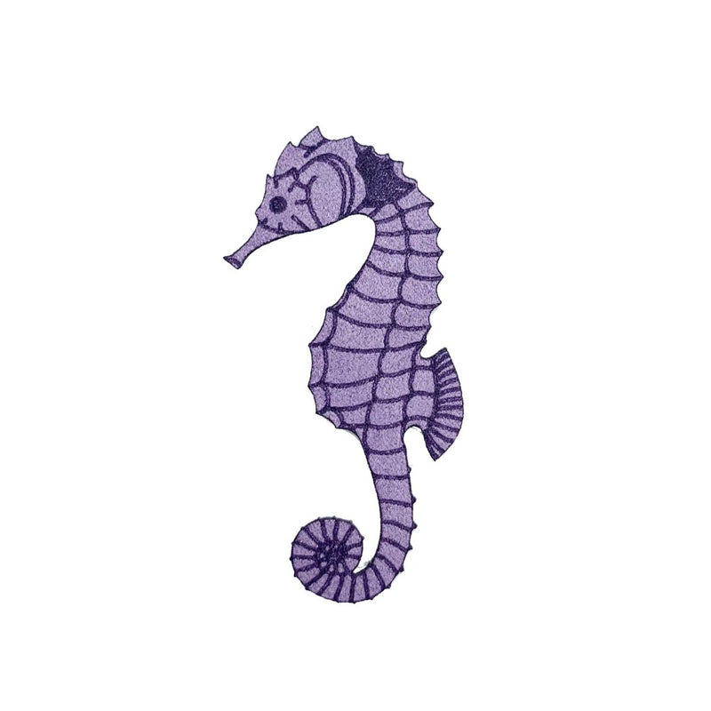 Patch thermocollant "Marée haute" - Hippocampe violet