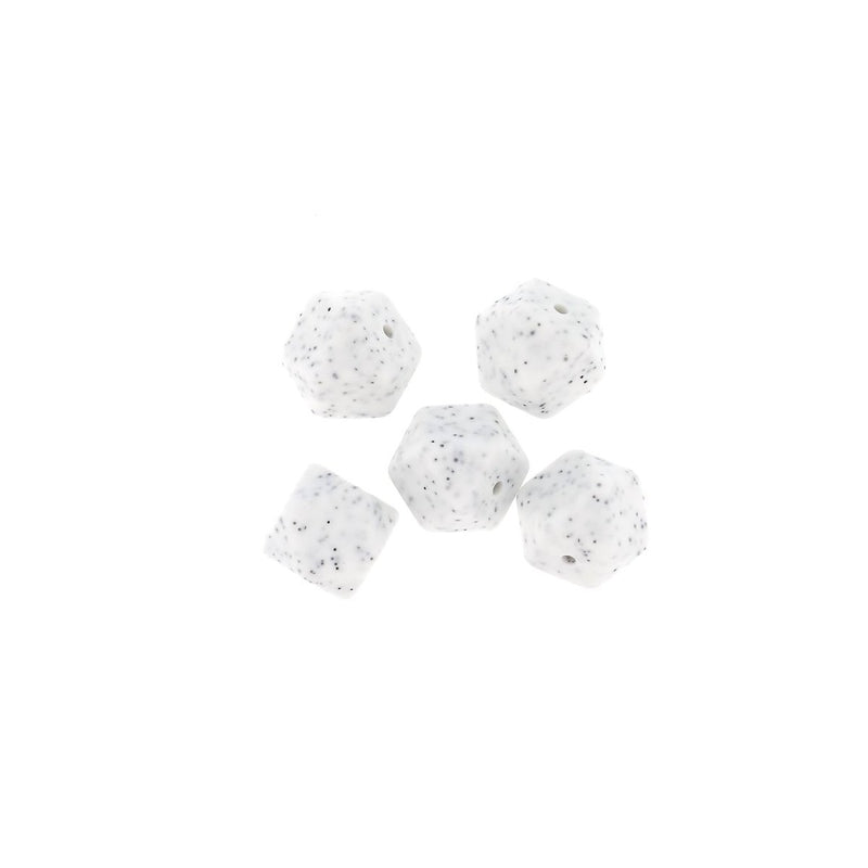 Perles hexagonales en silicone 17mm - BOHIN France