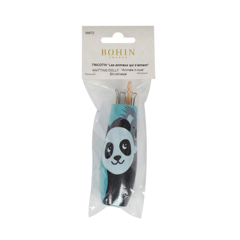 Tricotin pour enfant modèle bois "Collection BBF"-Koala & Panda - BOHIN France