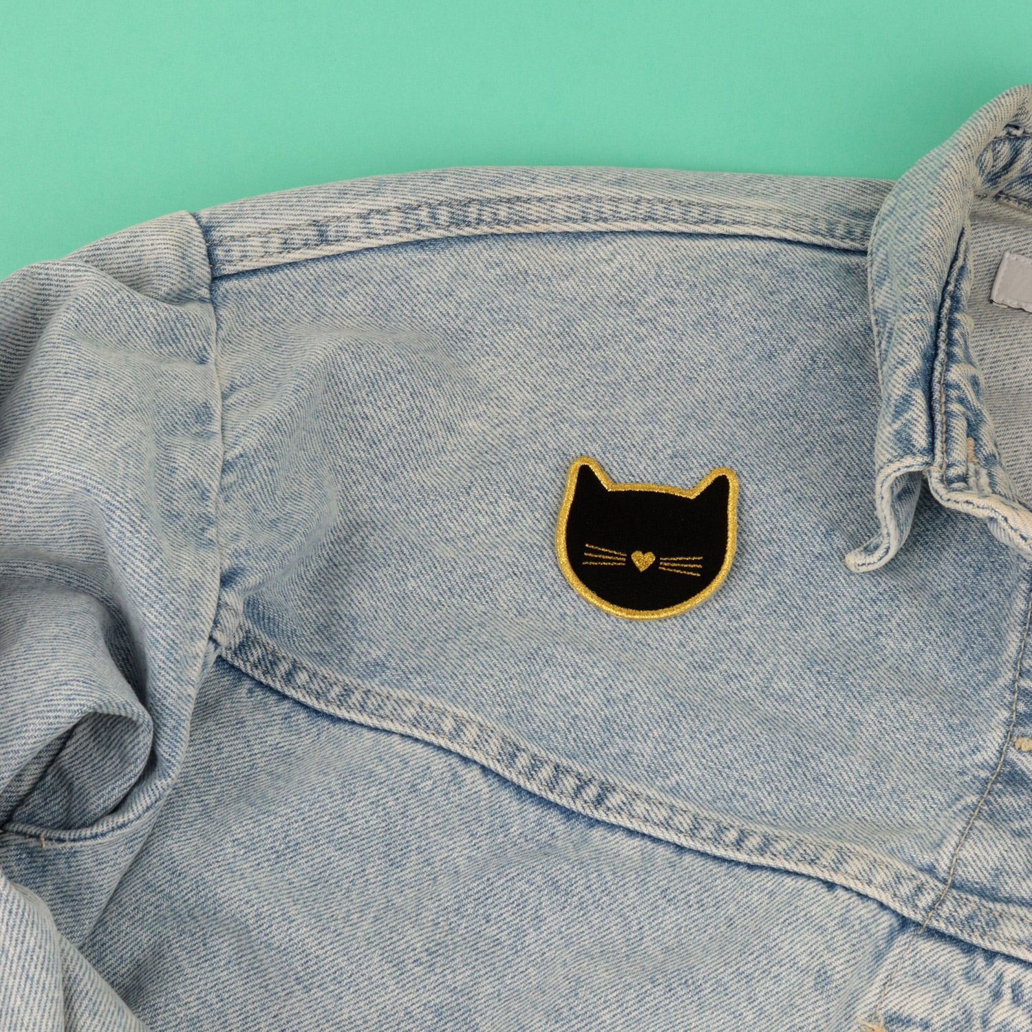 Patch thermocollant chat – Design exclusif Audrey Jeanne