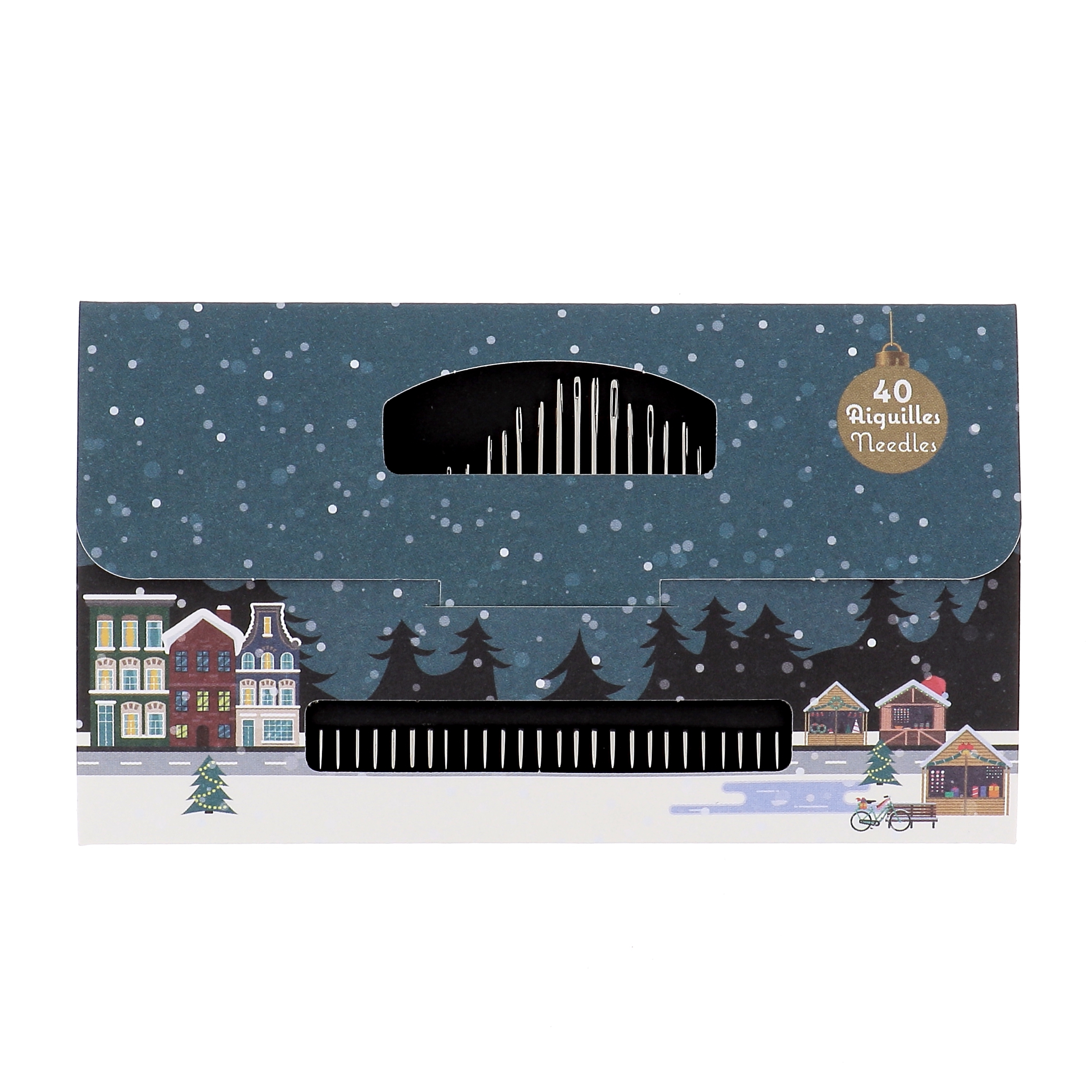 Carnet d'aiguilles  "Féérie de Noël"