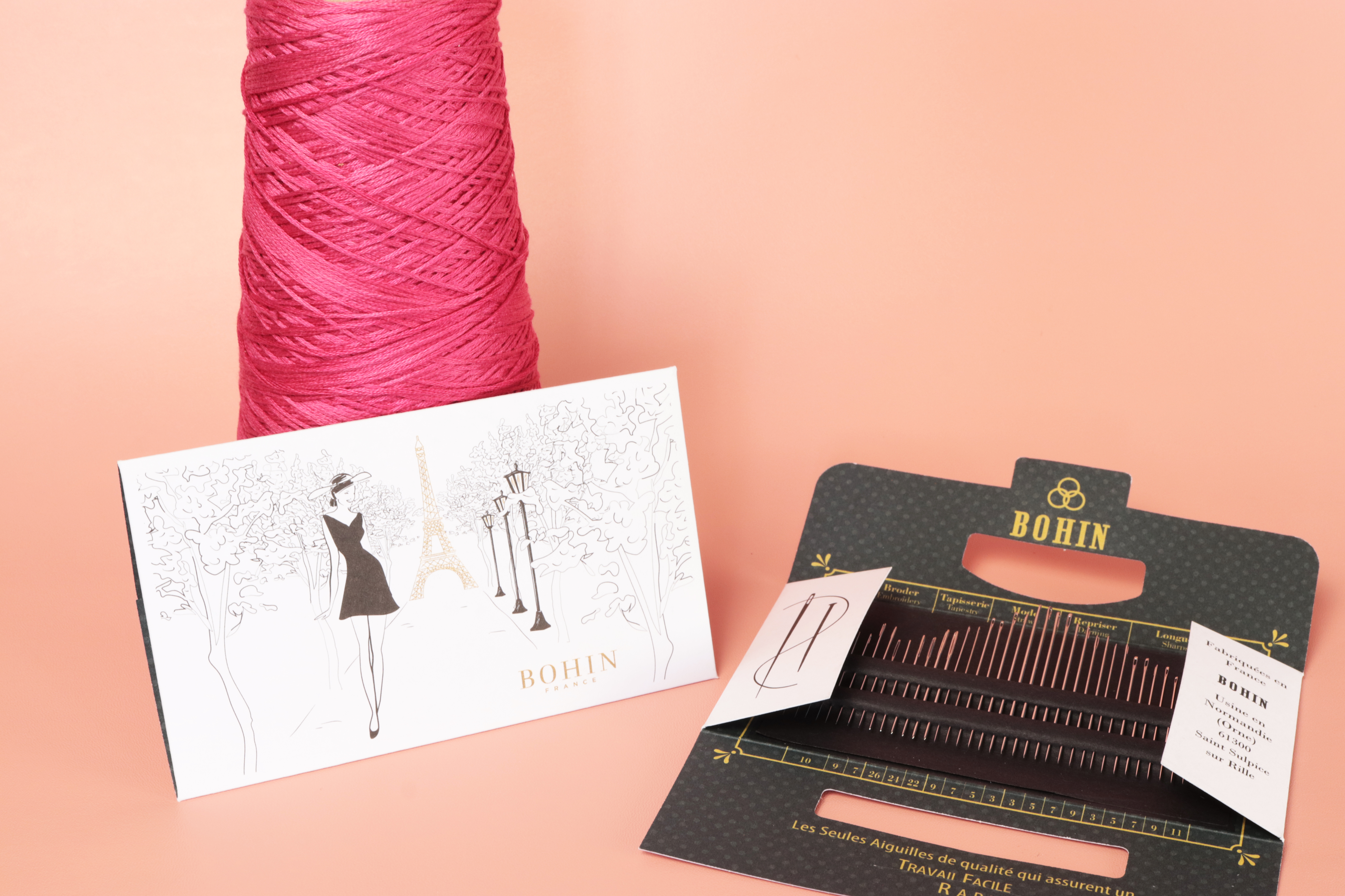 Carnet de 40 aiguilles à coudre - Collection "Paris-Paris"