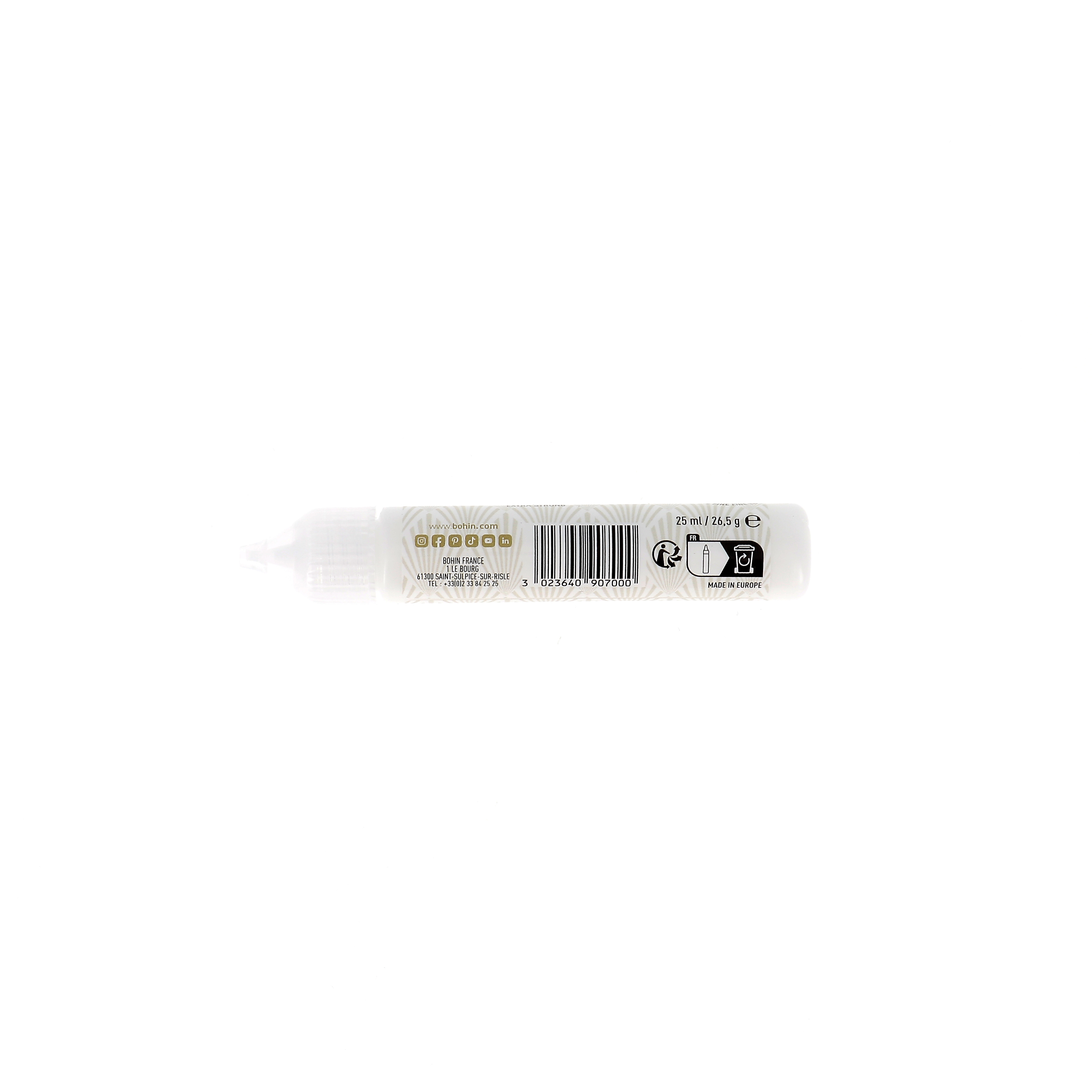 Permanent textile glue – Precision tip tube 25 ml