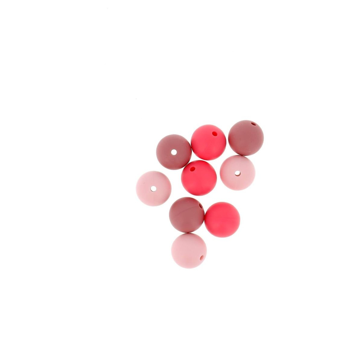 Perles rondes en silicone 15mm