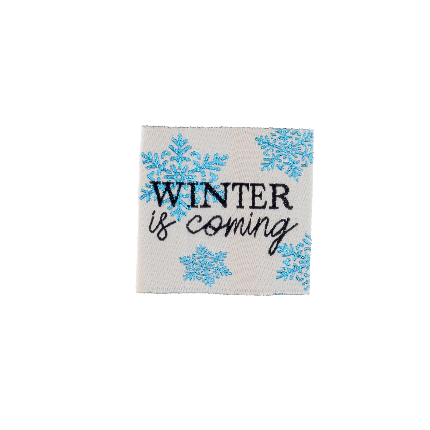 Sew-on woven label – 2024 Winter edition