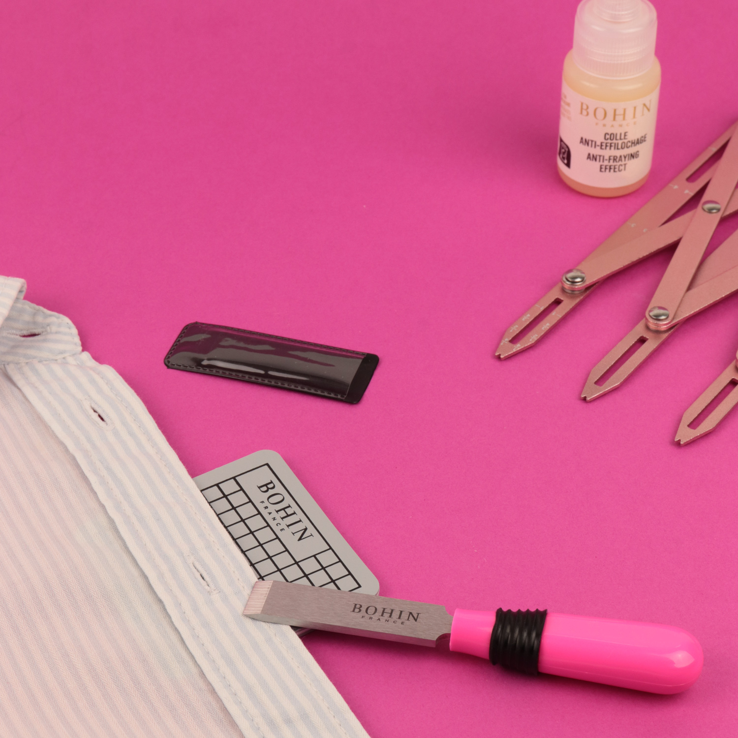 Buttonhole cutter and safety mat