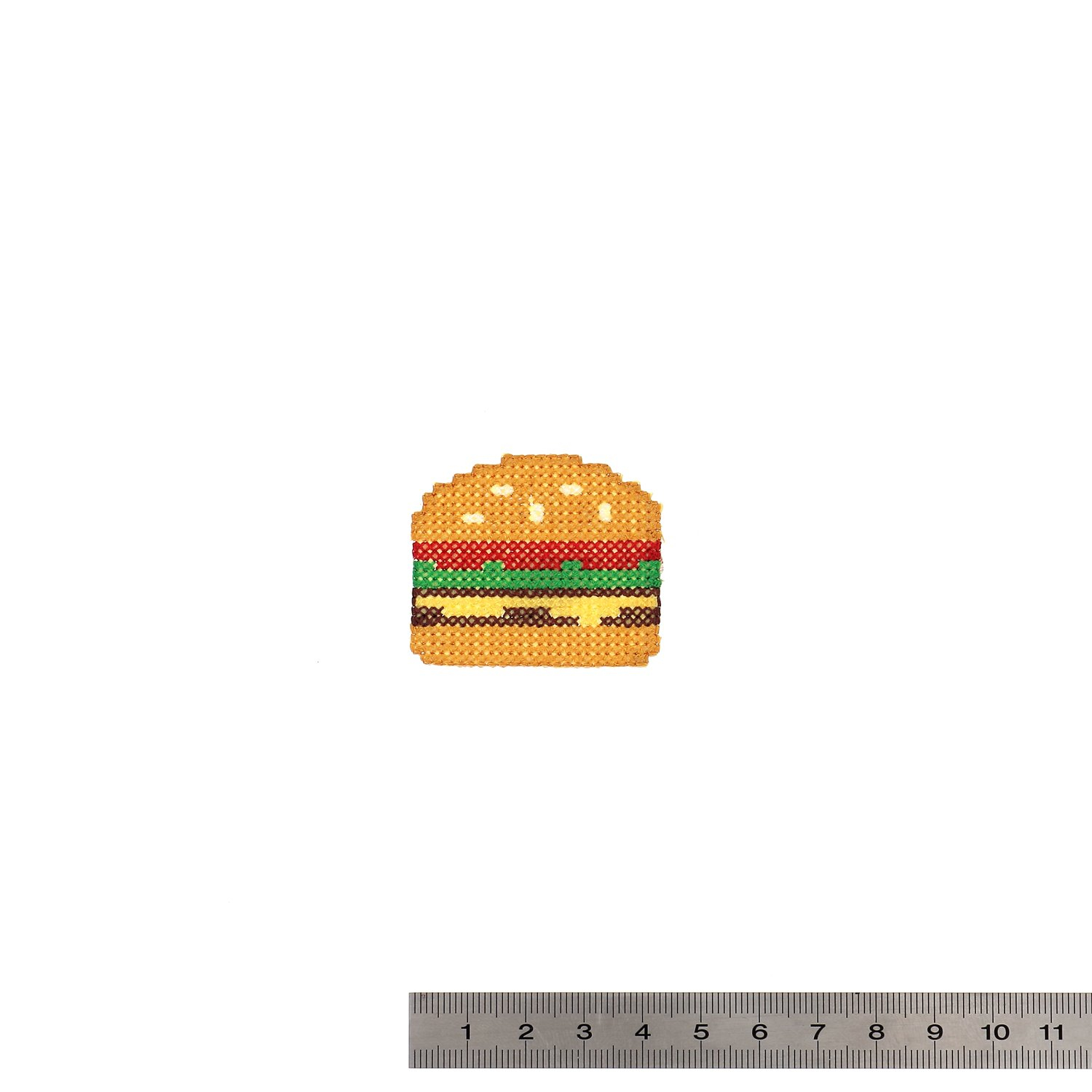 Patchs thermocollants – Effet point de croix pixelisé