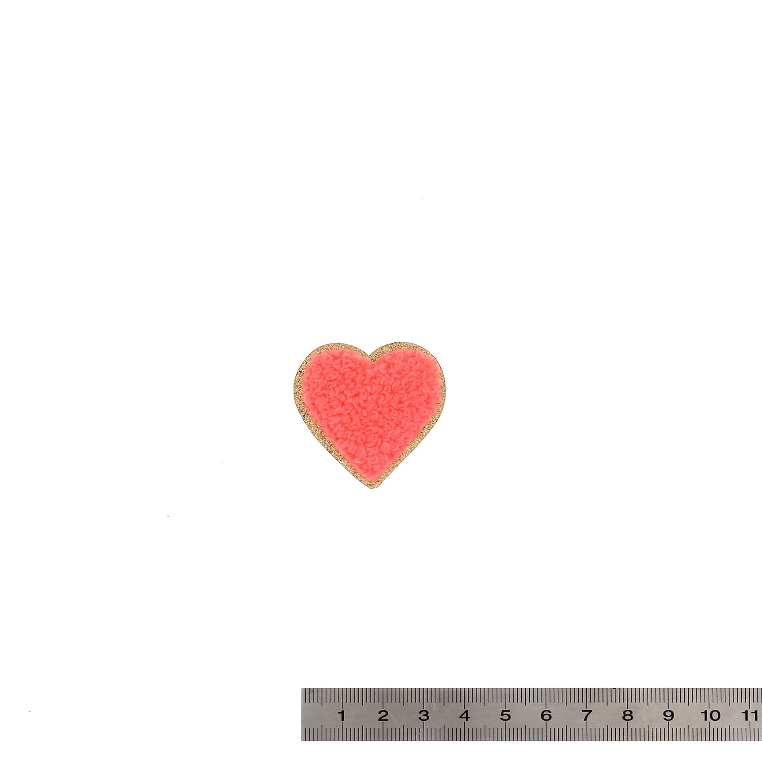 Patchs fluffy thermocollants – Effet doudou & liseré doré