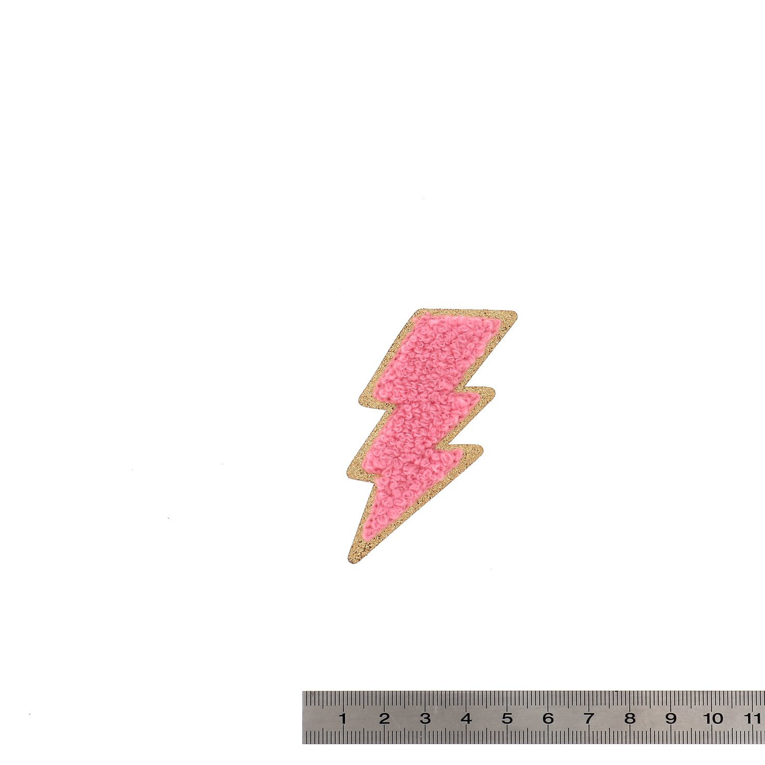 Patchs fluffy thermocollants – Effet doudou & liseré doré