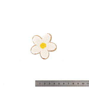 Patchs fluffy thermocollants – Effet doudou & liseré doré