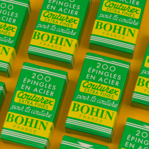 200 dressmaker extra fine pins 30 mm - ø 0.60 mm