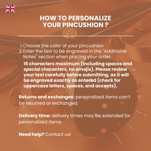 Bracelets porte épingles métalliques personnalisés