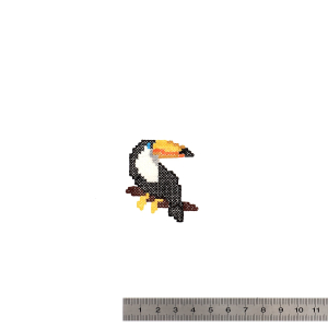 Patchs thermocollants – Effet point de croix pixelisé