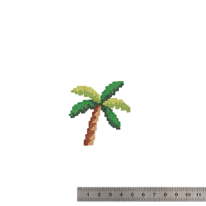 Patchs thermocollants – Effet point de croix pixelisé