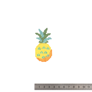 Patchs thermocollants – Effet point de croix pixelisé