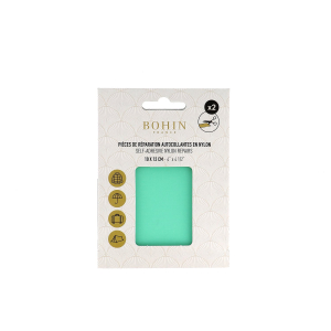 Nylons autocollants - 10 x 12 cm - 100% Polyamide - 24 couleurs - Blister x2