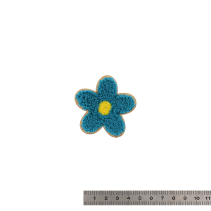 Patchs fluffy thermocollants – Effet doudou & liseré doré