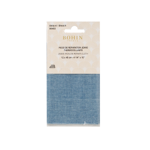 Pièce de réparation thermocollante pour jeans