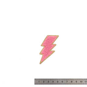 Patchs fluffy thermocollants – Effet doudou & liseré doré