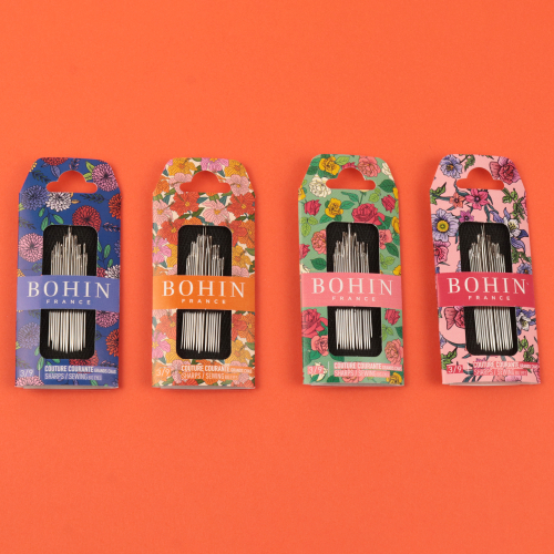 Aiguilles à coudre longues A1F - Grand chas - 3/9 x15 - Collection Blossom