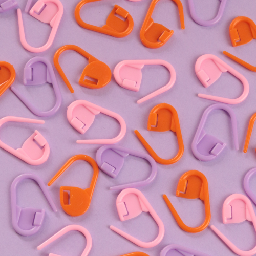 Marqueurs de mailles - Assortiment de 3 couleurs - 30 par paquet